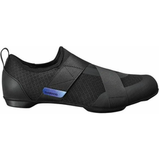 5 - Imiteret læder - Unisex Cykelsko Shimano IC2 - Black