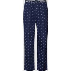 Elastan/Lycra/Spandex - Hvid Pyjamasser Polo Ralph Lauren Cotton Pyjama Pants Blue