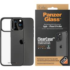 Grå Mobiltilbehør PanzerGlass ClearCase cover iPhone 15 Pro Max