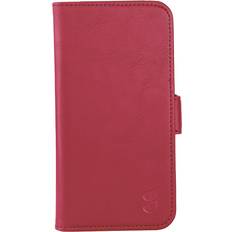 Gear Rød Covers med kortholder Gear iPhone 15 pungetui rød
