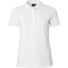 Kort - XL Overdele Top Swede dame polo T-shirt 187, Hvid