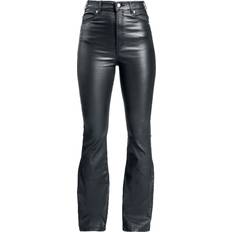 Dr. Denim Dame - XL Bukser & Shorts Dr. Denim Moxy Flare Jeans - Black