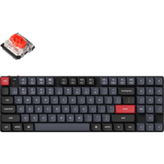 Keychron Gaming tastatur - Mekanisk - Trådløs Tastaturer Keychron K13 Pro QMK/VIA Wireless RGB Hot swap Gateron Low Profile Red (Nordic)