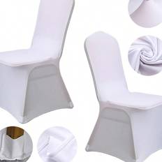 Shein 1pc Plain Stretchy Party Chair Cover Sædebetræk Hvid