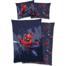 Licens Spiderman sengetøj Flying 2 bomuld