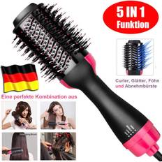 Rød Varmebørster Remington 5-in-1 warmluftbürste föhnbürste fönbürste lockenstab hairstyler lockenwickler