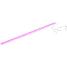 LED-belysning Gulvlamper & Havelamper Hay Neon Tube Rosa Gulvlampe 150cm