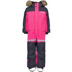 Didriksons PFC-fri vandafvisning Flyverdragter Didriksons Kid's Bjärven Coverall - True Pink (504966-K04)