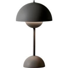 &Tradition Grå - LED-belysning - Plast Bordlamper &Tradition Flowerpot VP9 Dark Grey Bordlampe 29.5cm