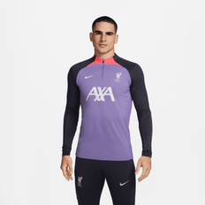 Nike Liverpool FC T-shirts Nike Liverpool Træningstrøje Dri-FIT Drill Lilla/Pink/Hvid
