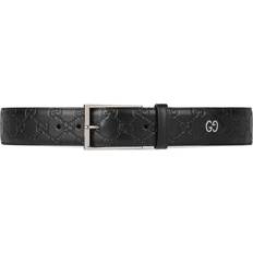 Gucci Herre Bælter Gucci 4cm gg Embossed Leather Belt