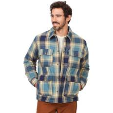 Marmot Blå Skjorter Marmot Men's Ridgefield Sherpa Flannel Shirt Jacket, XL, Moon River