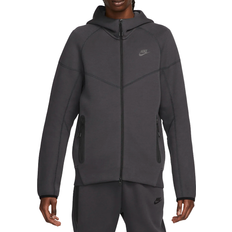 Nike Herre - Hoodies - M - Træningstøj Sweatere Nike Men's Sportswear Tech Fleece Windrunner Full Zip Hoodie - Anthracite/Black