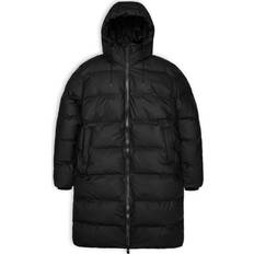 Rains Herre - S Tøj Rains Alta Long Puffer Jacket - Black