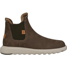 38 - Grøn - Herre Chelsea boots Hey Dude Branson Craft Leather - Olive