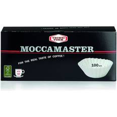 Moccamaster Hvid Tilbehør til kaffemaskiner Moccamaster Coffee Filter 100st