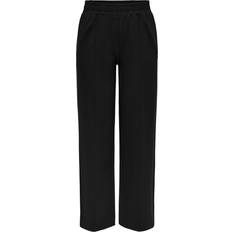 Only Nylon Tøj Only Wide Fitted Trouser - Black