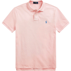 Polo Ralph Lauren Pink T-shirts & Toppe Polo Ralph Lauren Custom Slim Fit Mesh Polo Shirt - Pink