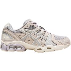 5 - Dame - Imiteret læder Løbesko Asics Gel-Nimbus 9 W - Oyster Grey/Birch