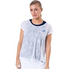 Dame - Hør T-shirts Bullpadel Lourdes White, Female, Tøj, T-shirt, Hvid