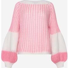 Noella Liana Knit Sweater White/Rose