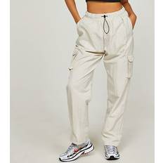 Nike 32 - Dame - S Bukser Nike Women's Sportswear Essential High Rise Woven Cargo Pants - Light Orewood Brown/Sail