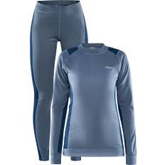 Blå - Polyester Svedundertøjssæt Craft Sportswear Core Dry Baselayer Set W
