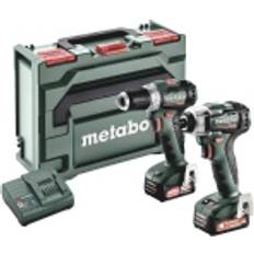 Metabo Sæt Metabo Combo Set 2.7.3 12 V BL 685228000 Batteri boremaskine, Batteri slagboremaskine 12 V 2 Ah Litium