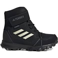 Børnesko Adidas Kid's Terrex Snow CF CP CW - Core Black/Chalk White/Grey Four