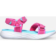 Skechers Pink Sandaler Skechers Girl's On The Go 600 Lil Radiance - Hot Pink/Aqua