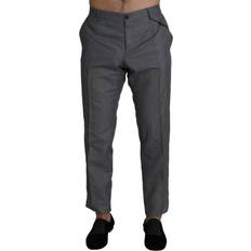 Dolce & Gabbana Uld Bukser & Shorts Dolce & Gabbana Bukser Jeans Gray IT54/XL