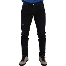Dolce & Gabbana Blue Cotton Stretch Skinny Denim Trouser Jeans IT48