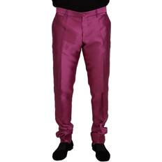 Pink - Silke Bukser & Shorts Dolce & Gabbana Pink Silke Bukser Jeans Pink IT46/S