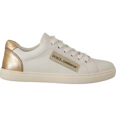 Dolce & Gabbana Dame Sko Dolce & Gabbana Læder Sneakers White EU35/US4.5