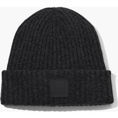 Marc Jacobs Tilbehør Marc Jacobs The Ribbed Beanie in Charcoal