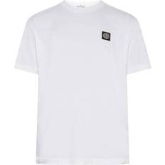 Stone Island T-shirts & Toppe Stone Island Patch T-shirt - White