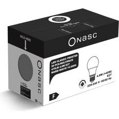NASC LED-lampa Classic 40 470lm 827 E27 50-Pack