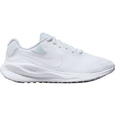 45 - Dame - Imiteret læder Sportssko Nike Revolution 7 W - White