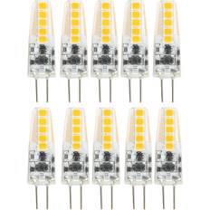 Heitronic LED-pærer Heitronic 16211 LED RGB-lamp EEK F A G G4 2 W = 20 W Varmhvid Ø x H 10 mm x 37 mm Kan ikke dæmpes 1 stk