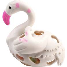 Magni Trækkelegetøj Magni Squeeze Flamingo Hvid