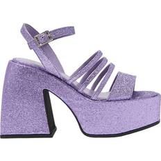 35 ½ - Dame - Stof Højhælede sko Nodaleto Bulla Chibi Sandals Purple Leather purple