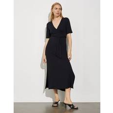 Elastan/Lycra/Spandex - Lange kjoler - S - Sort mbyM Semira-M GG Luxe Kjole Sort