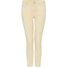 Bomuld - Dame - Gul Jeans Opus Slim Fit Jeans Elma detail gelb