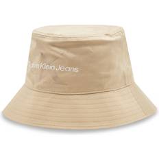 Calvin Klein Beige Tilbehør Calvin Klein Bucket Hat, Travertine