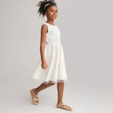 La Redoute 48 Tøj La Redoute Sleeveless Occasion Dress Ecru 10Y 138CM