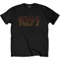 Kiss 38 Tøj Kiss Vintage Logo T Shirt Black