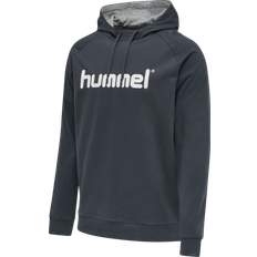 Hummel Herre - Hoodies - L Sweatere Hummel Hættetrøje Go Cotton Sort/Hvid