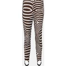 Bogner Bukser Bogner Elaine zebra-print stirrup ski pants multicoloured