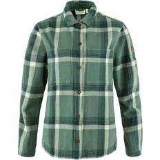 Fjällräven Dame Bluser Fjällräven Women's Singi Flannel Overshirt, L, Patina Green-Deep Patina