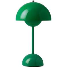 &Tradition Grøn - Stål Lamper &Tradition Flowerpot VP9 Signal Green Bordlampe 29.5cm